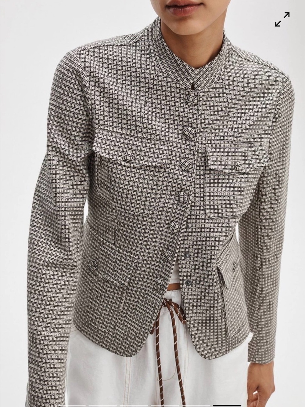 rag & bone Mercer Refine Knit Blazer Size 0 - Picture 6 of 10
